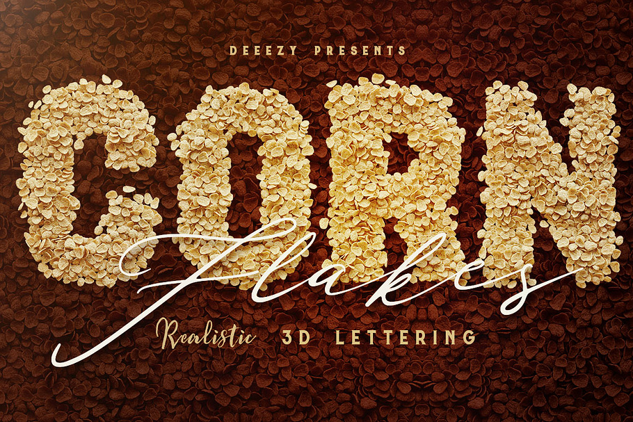 Corn Flakes – 3D Lettering