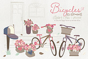 Bicycles 08 - Clipart, PNG & Vector 