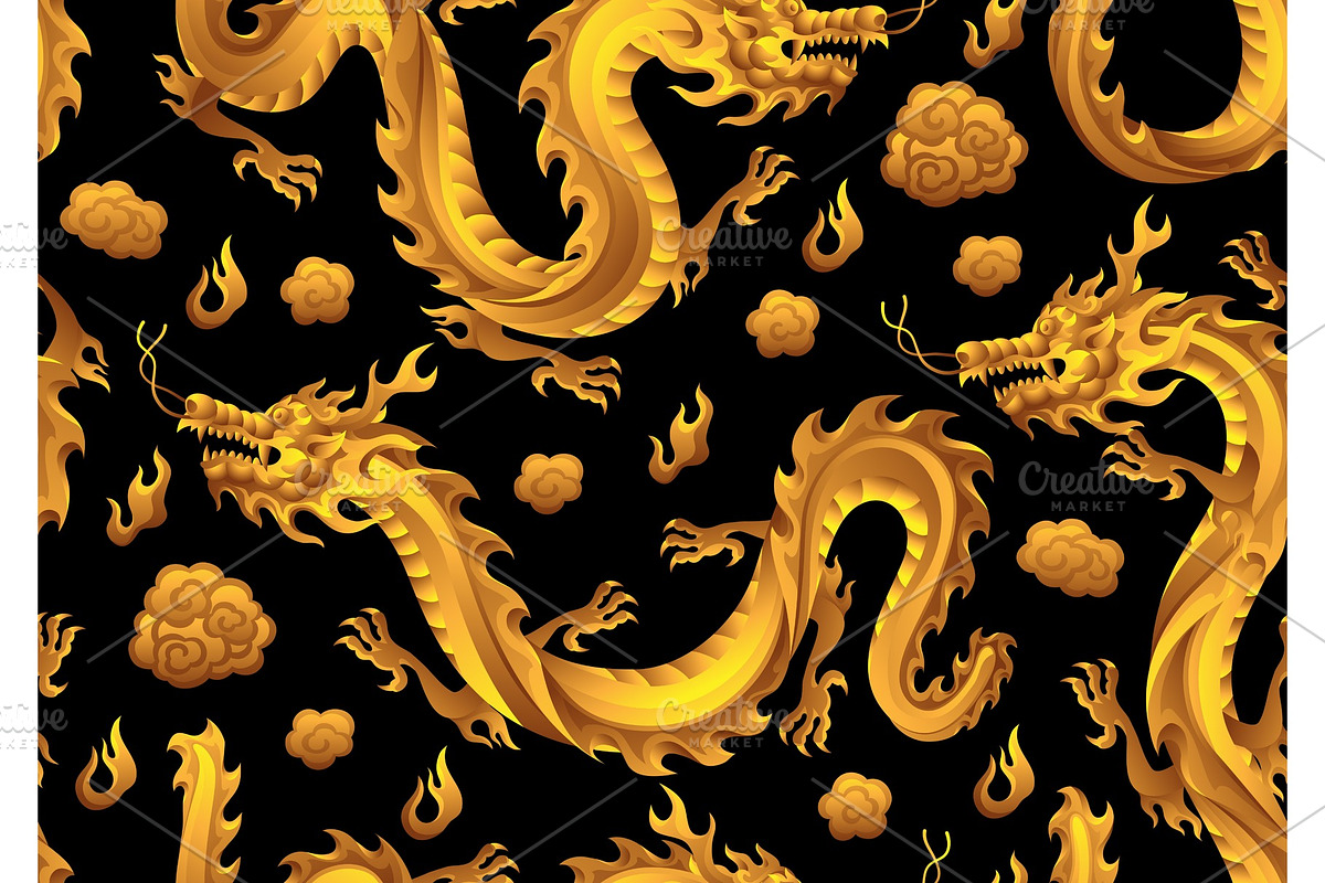 Seamless pattern with Chinese in Patterns - product preview 8