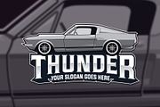 Muscle Car Logo Template