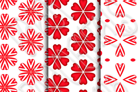 Valentine Set 2, Digital Paper in Patterns - product preview 1