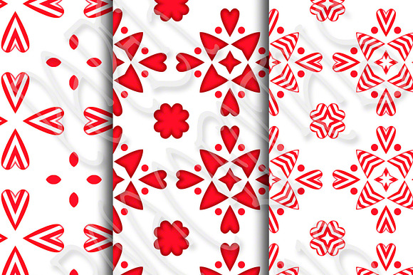 Valentine Set 2, Digital Paper in Patterns - product preview 2