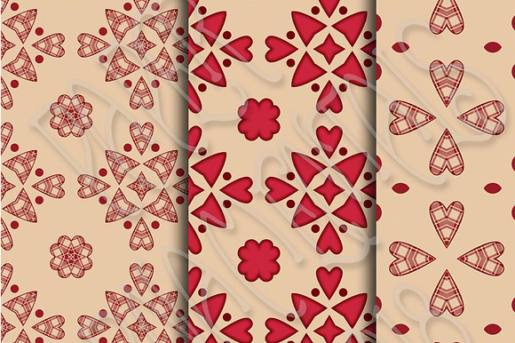 Valentine Set 3, Digital Paper in Patterns - product preview 3