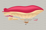 vector airship zeppelin dirigible