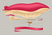 vector airship zeppelin dirigible
