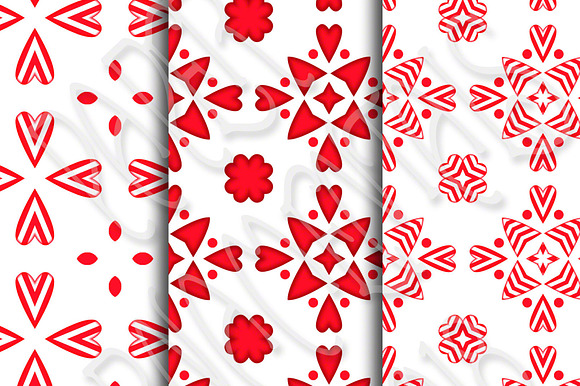 Valentine Set 4, Digital Paper in Patterns - product preview 2