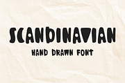 Scandinavian – hand drawn font