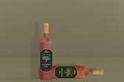 Wine label Mockup