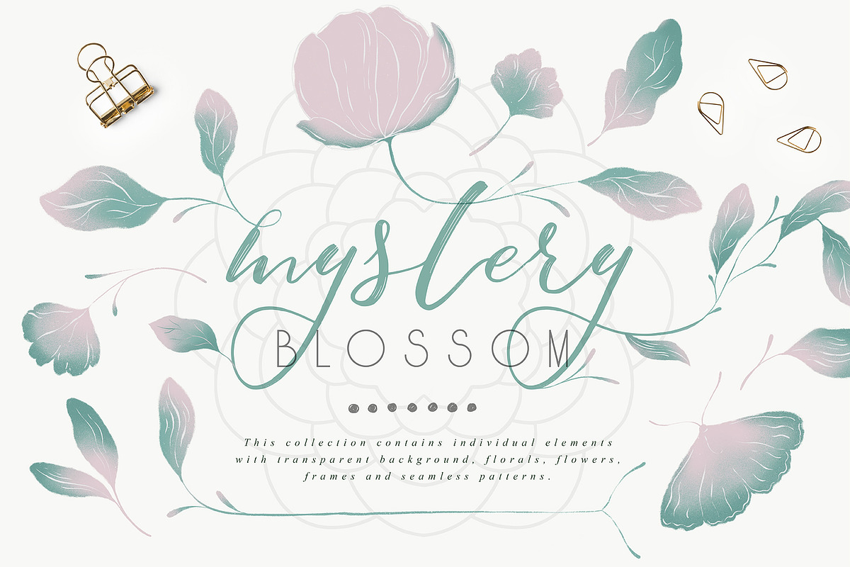Mystery Blossom Collection in Illustrations - product preview 8