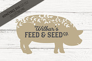 Wilbur's Feed and Seed SVG Cut File