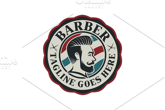 Barber Shop in Logo Templates - product preview 1
