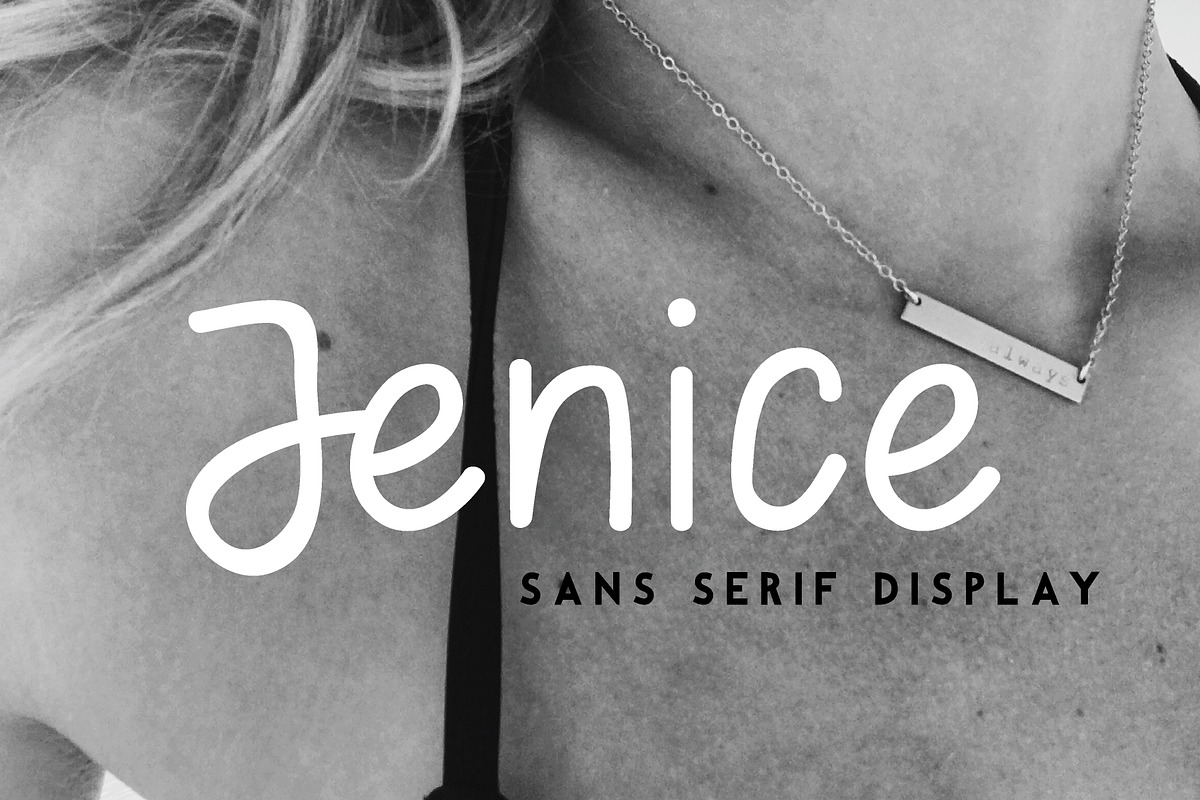 Jenice | display font in Display Fonts - product preview 8