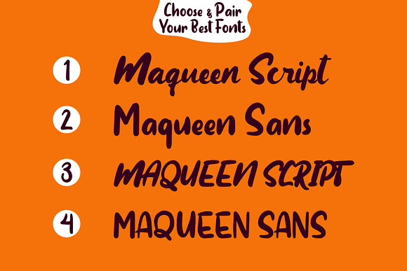 Maqueen in Display Fonts - product preview 4