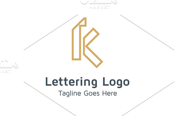 20 Logo Lettering K Template Bundle in Logo Templates - product preview 2