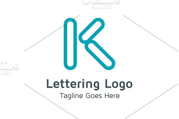 20 Logo Lettering K Template Bundle in Logo Templates - product preview 3