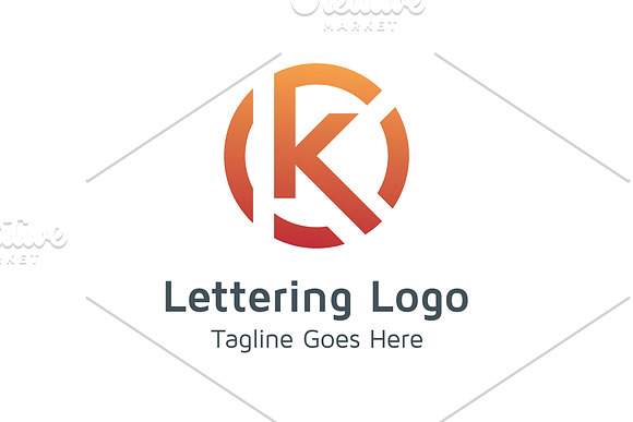 20 Logo Lettering K Template Bundle in Logo Templates - product preview 6