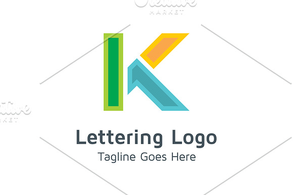 20 Logo Lettering K Template Bundle in Logo Templates - product preview 7