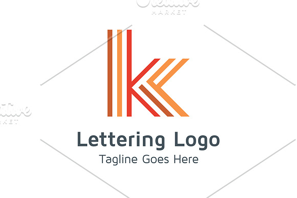 20 Logo Lettering K Template Bundle in Logo Templates - product preview 12