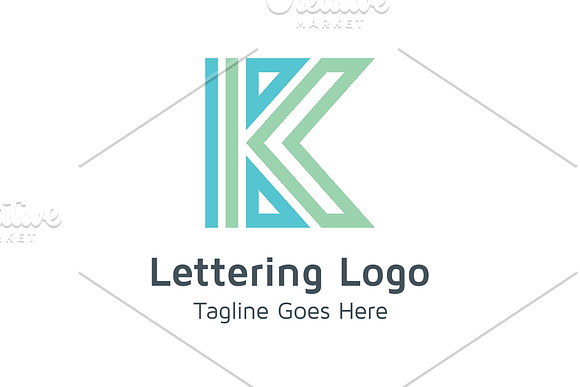 20 Logo Lettering K Template Bundle in Logo Templates - product preview 14