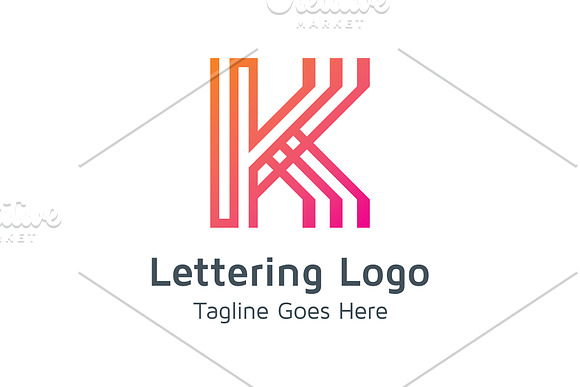20 Logo Lettering K Template Bundle in Logo Templates - product preview 20