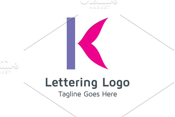 20 Logo Lettering K Template Bundle in Logo Templates - product preview 2