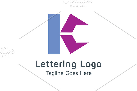 20 Logo Lettering K Template Bundle in Logo Templates - product preview 12