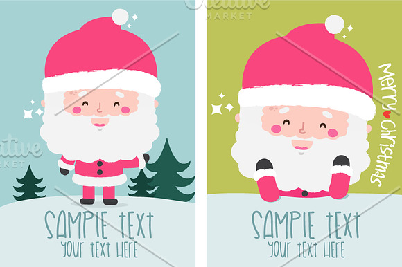 Pack Santa Claus in Illustrations - product preview 1