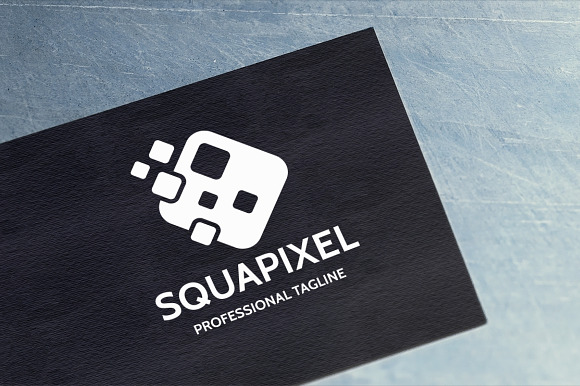 Squa Pixel Logo in Logo Templates - product preview 5