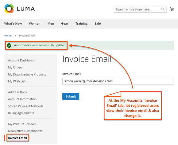 Magento 2 Add Invoice Email Field in Magento Themes - product preview 3