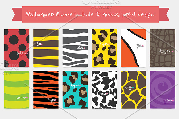 Wallpapers iPhone//Animal Print in Textures - product preview 1