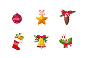Collection of Christmas decoration