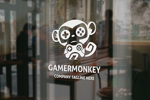 Gamer Monkey Logo in Logo Templates - product preview 1