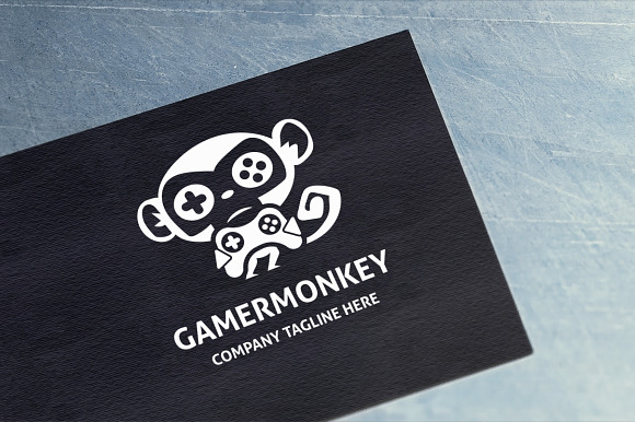 Gamer Monkey Logo in Logo Templates - product preview 4