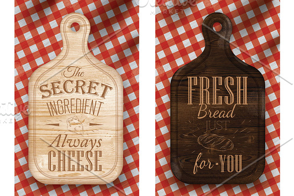 Poster cutting board in Illustrations - product preview 1