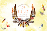 Feather Watercolor png
