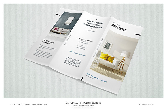Minimal Trifold Brochure in Brochure Templates - product preview 1