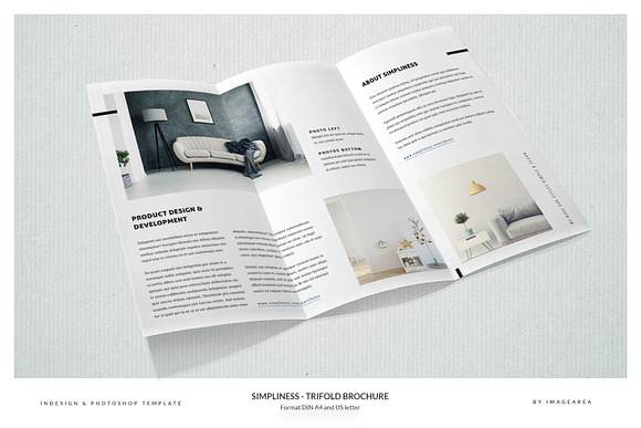 Minimal Trifold Brochure in Brochure Templates - product preview 2