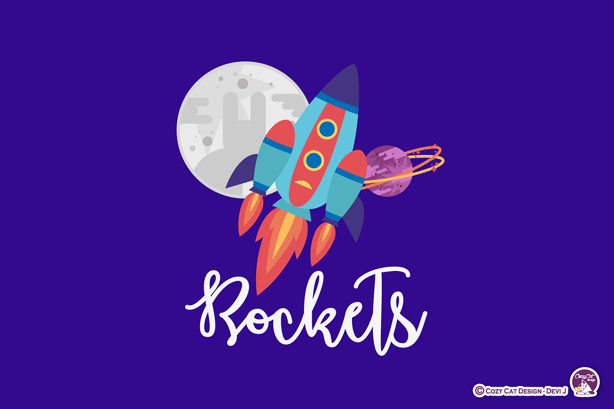 Rockets Digital Clip Art in Illustrations - product preview 8