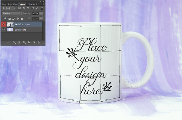 Mug mockup lilac 11oz cup mock up  in Product Mockups - product preview 1