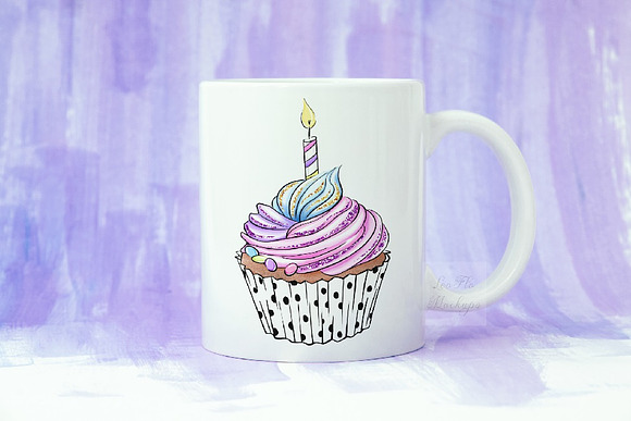 Mug mockup lilac 11oz cup mock up  in Product Mockups - product preview 2