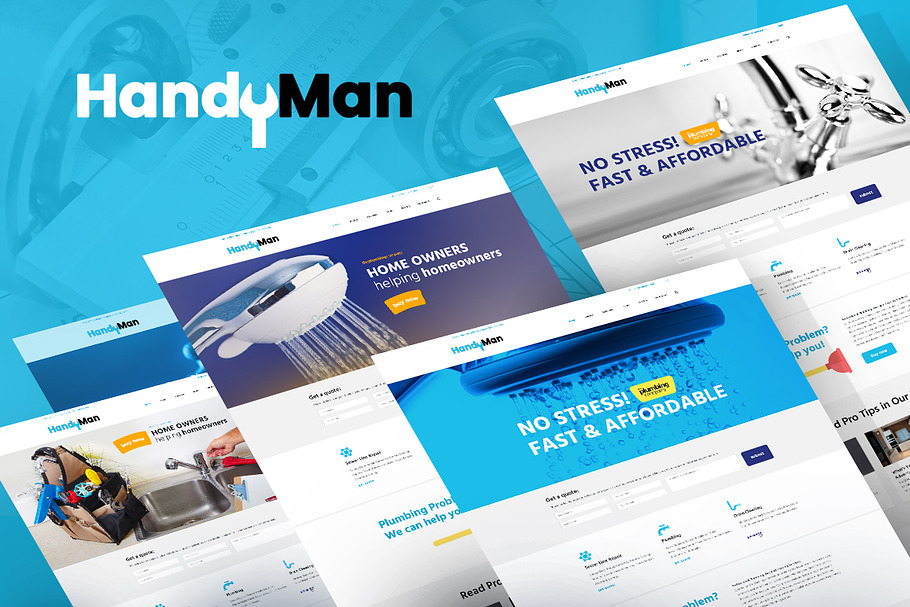 Handyman Repair & Maintenance Theme in WordPress Business Themes - product preview 8