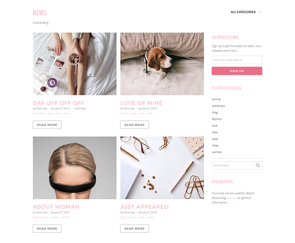 morE∞Less - Shopify Theme in Themes - product preview 2