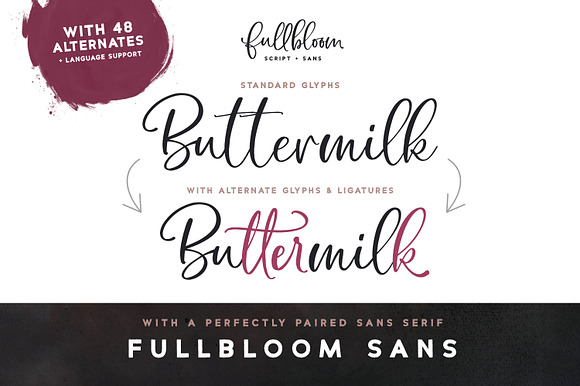 Fullbloom Font Duo in Script Fonts - product preview 13