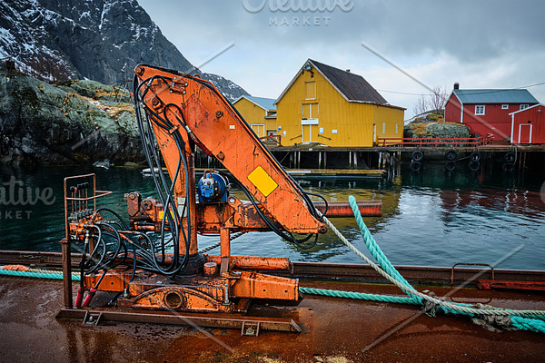 Nusfjord  fishing village in Norway