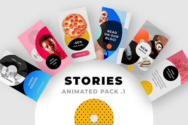 ANIMATED Instagram Stories Pack No.1