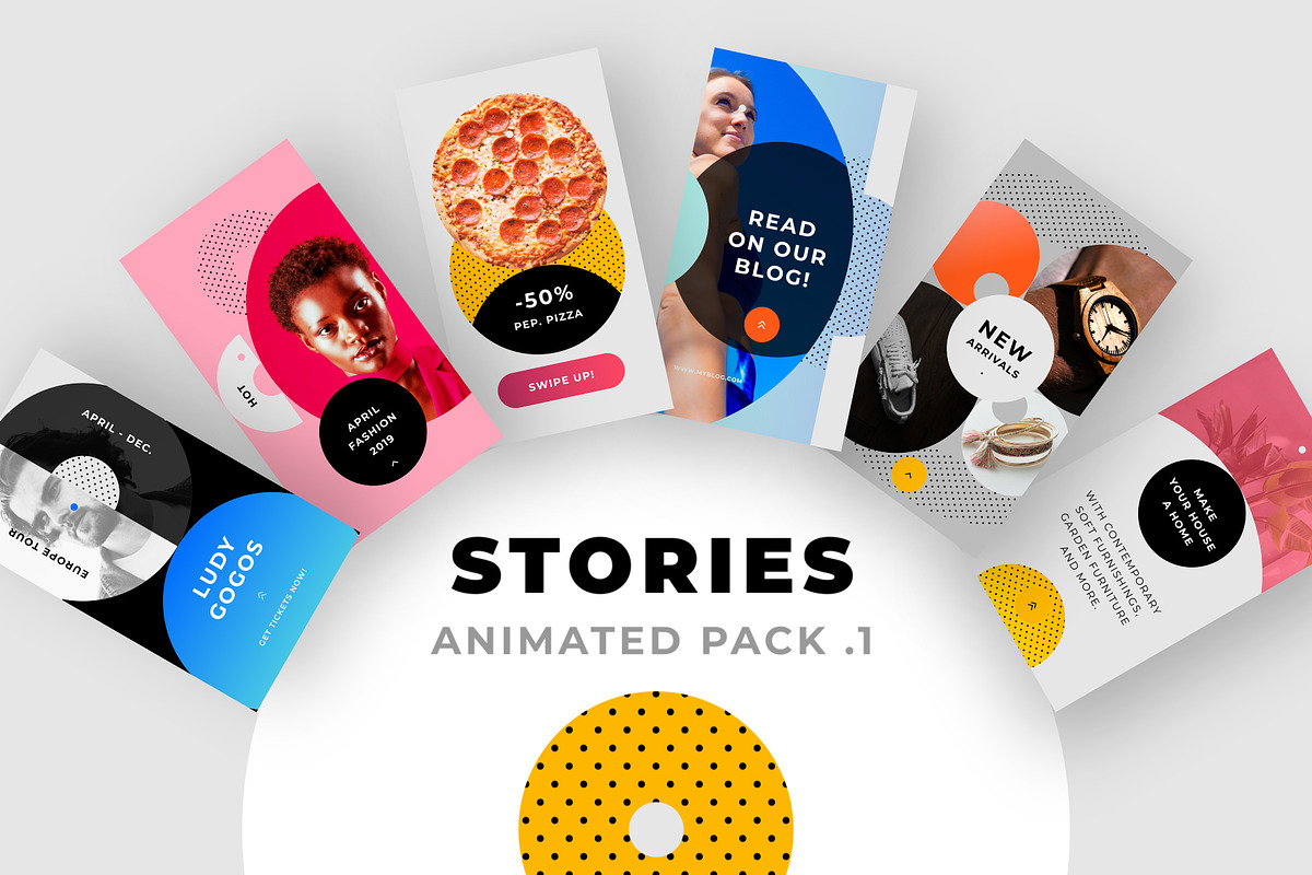 ANIMATED Instagram Stories Pack No.1 in Instagram Templates - product preview 8