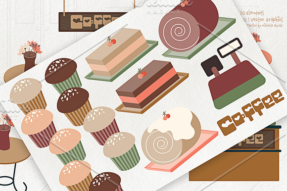 Coffee Shop 01 - Clipart & Vector in Illustrations - product preview 4