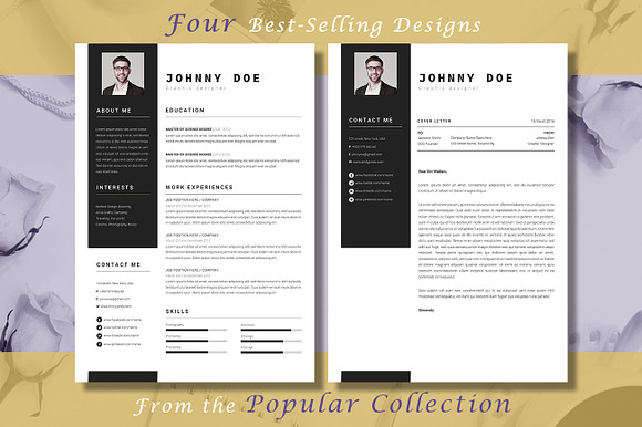 Resume CV Popular Bundle in Resume Templates - product preview 4