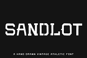 SANDLOT — 5 Vintage Athletic Fonts