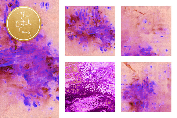 Purple Splotch Scrapbook Papers in Textures - product preview 1